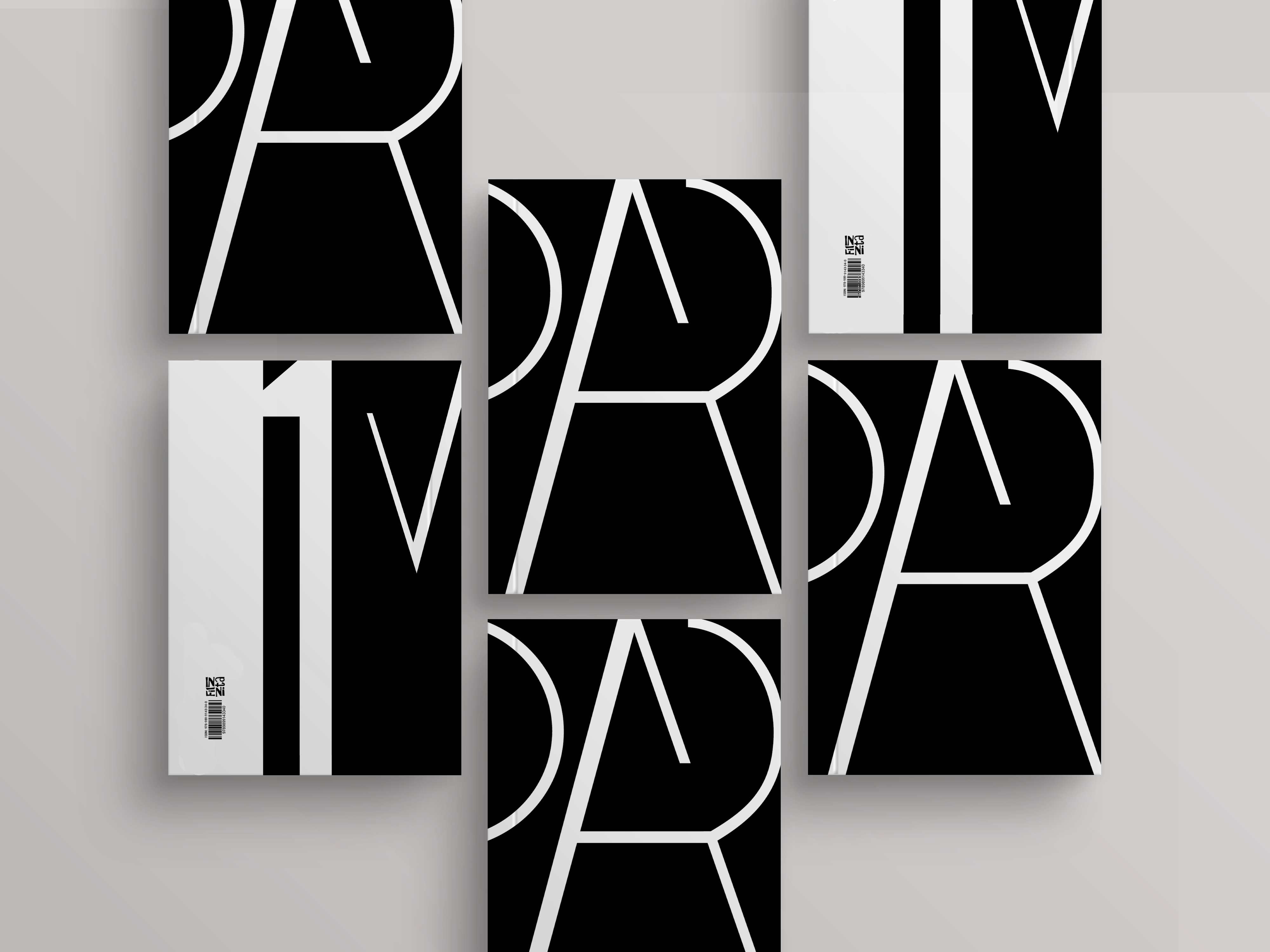 Miolo do livro ÍMPAR — página escura como pausa dramática na leitura