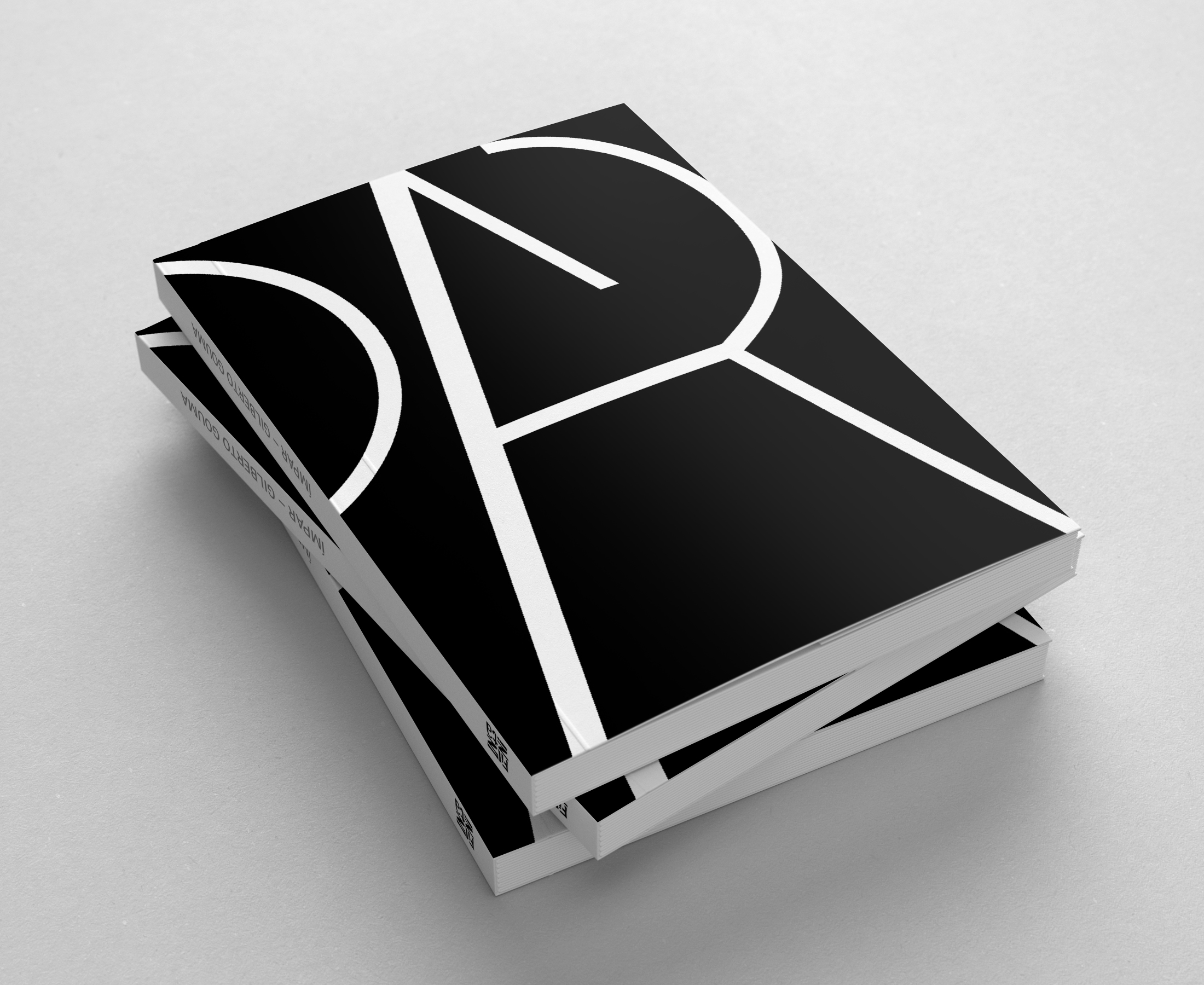 Detalhe tipográfico do livro ÍMPAR — hierarquia visual e ritmo de leitura