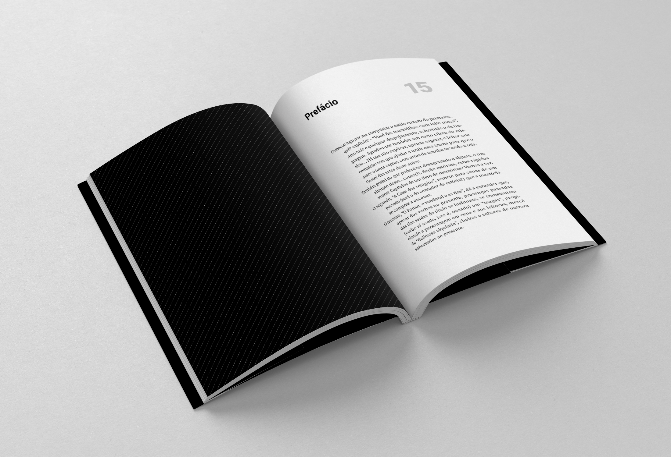 Mockup do livro ÍMPAR — edição física com acabamento especial