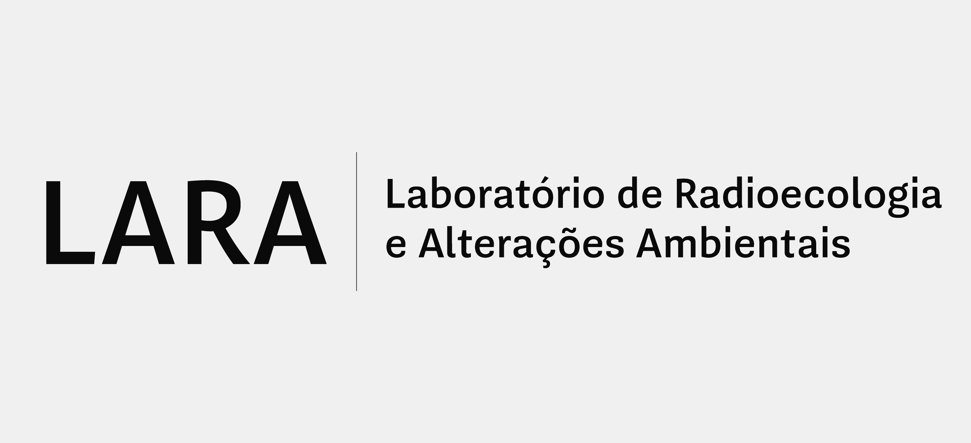Identidade visual do LARA/UFF — logotipo institucional animado